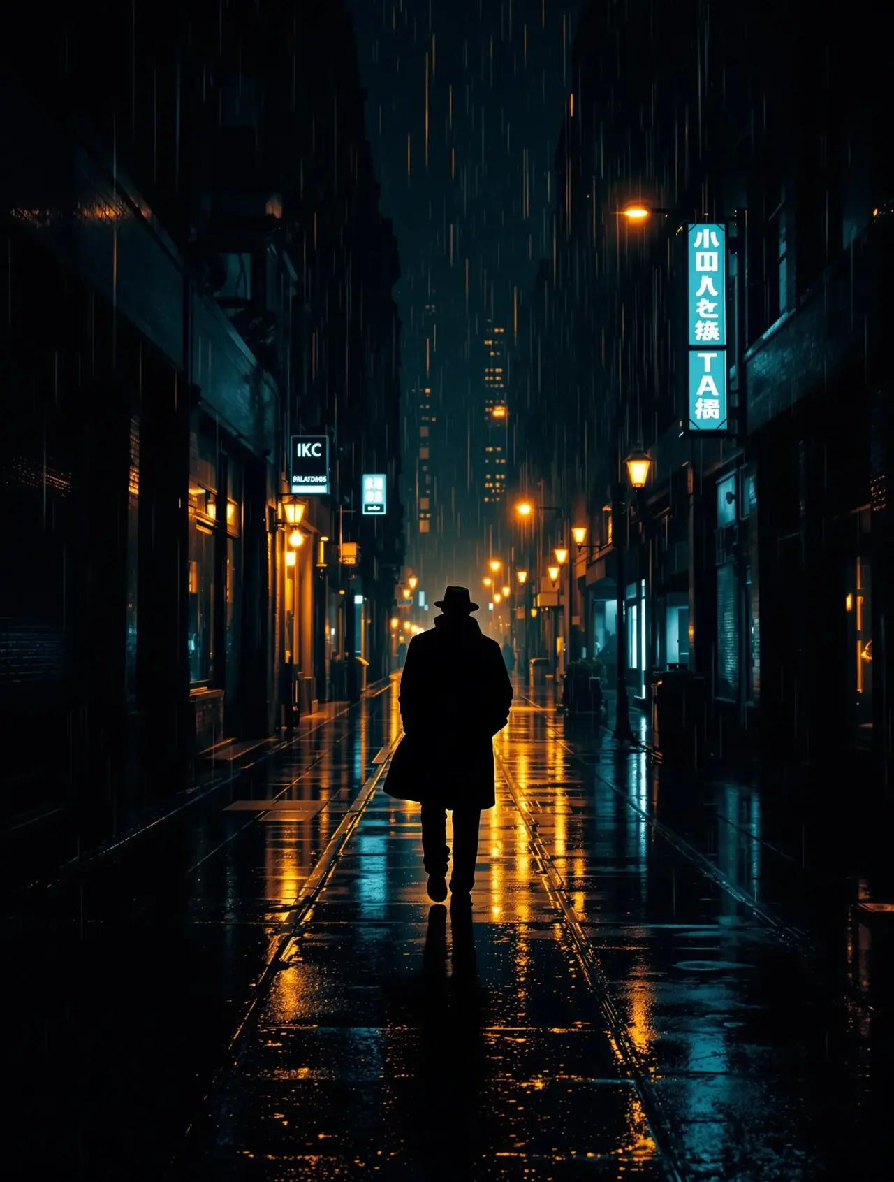 《路灯下的真相》短剧封面，悬疑题材